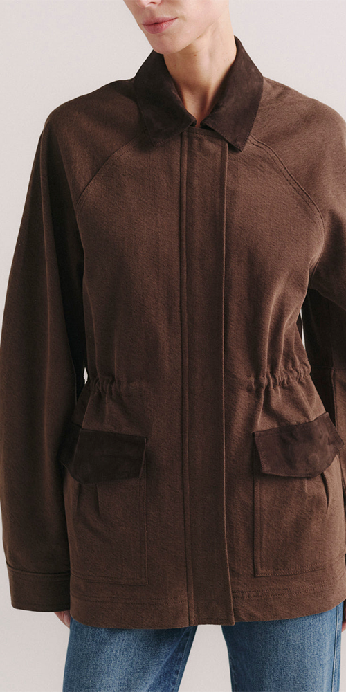 Field Denim Jacket Brownstone
