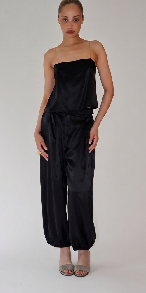 Silk Ballon Pants
