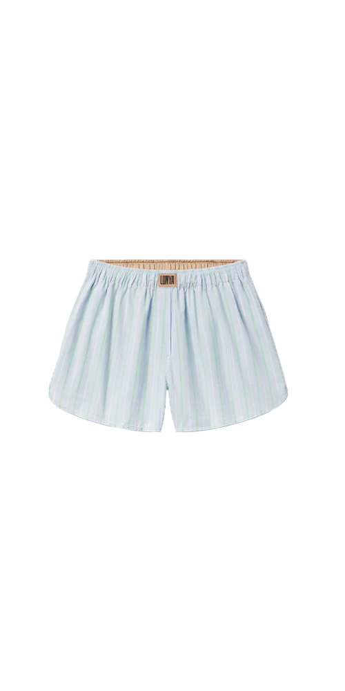 Airy Cotton Curved Hem Boxer