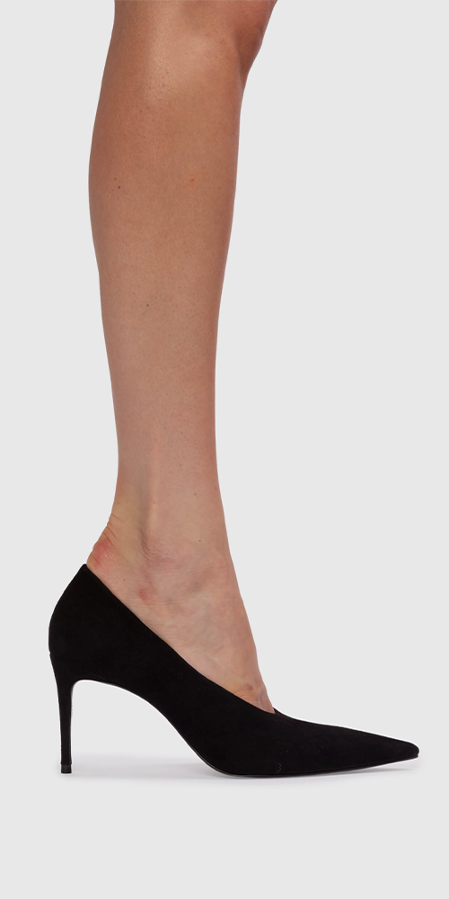 Jona 80mm Pumps Black Suede