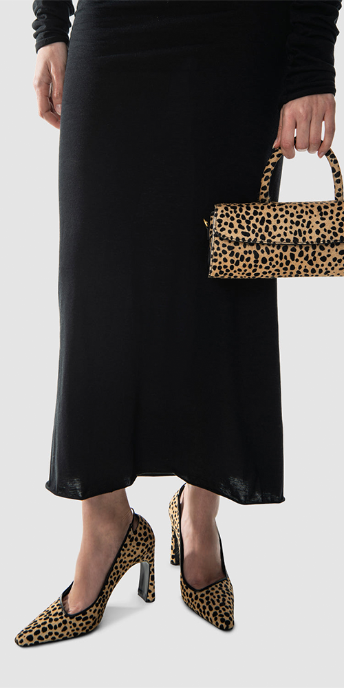 Diva Pony Hair Pump Cheetah