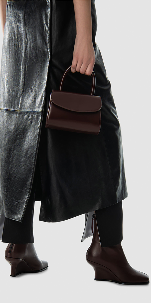 Mini 2.0 Semi Patent Top-Handle Bag