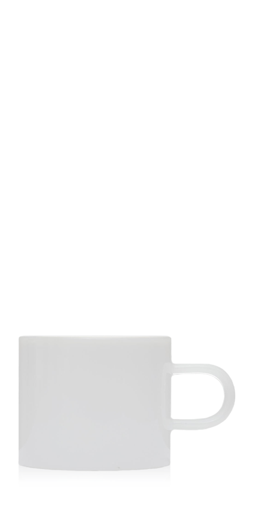 Lotta Coffee/Tea Cup White Jade,  Set of 2
