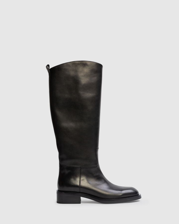 Pace 40MM Leather Boot Black
