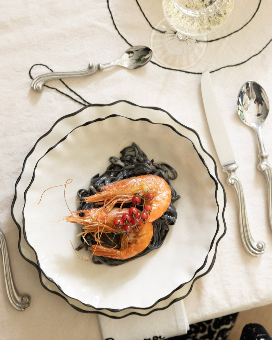 Ribbon Pasta Bowl