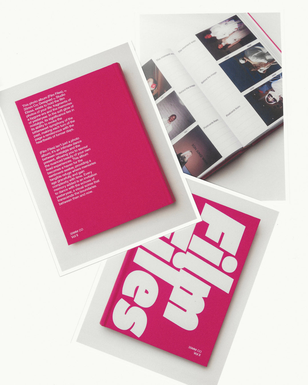 Coffee Table Photo Album Film Files