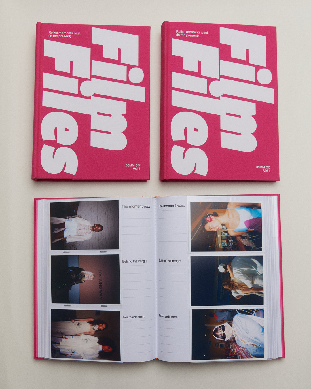 Coffee Table Photo Album Film Files