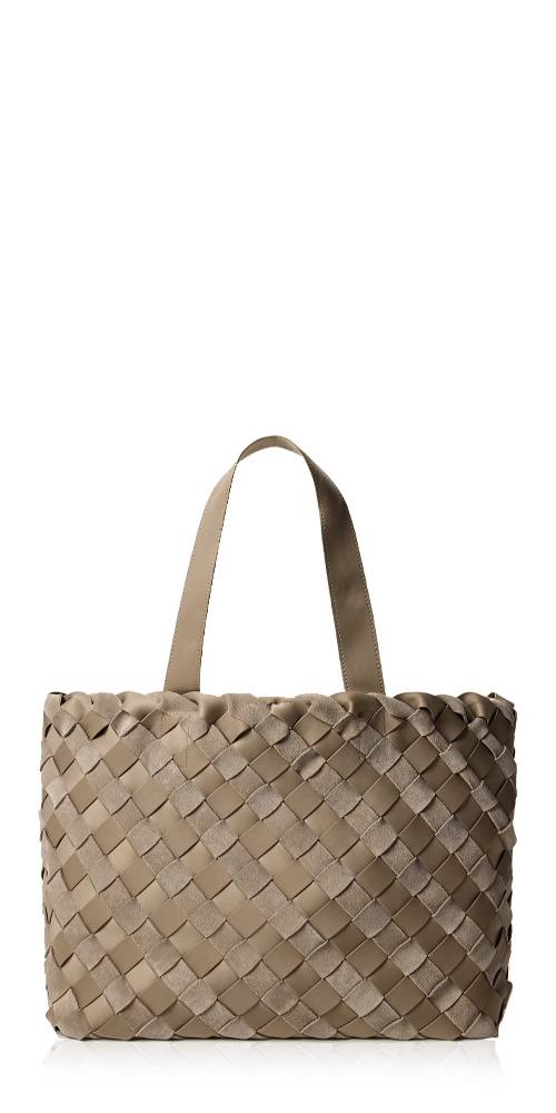 Como Medium Tote Suede &amp; Neoprene Bluff