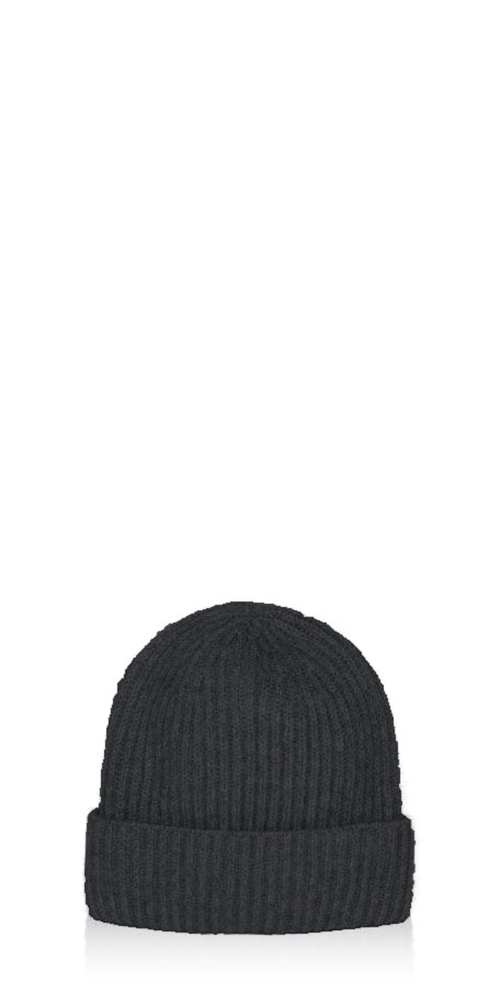 Cashmere Rib Beanie