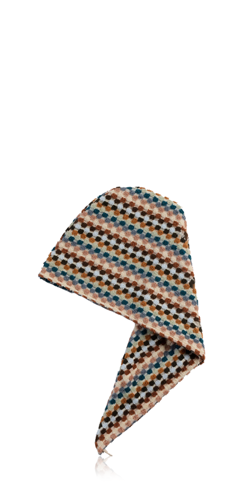 Organic Mosaic Hair Wrap Multi