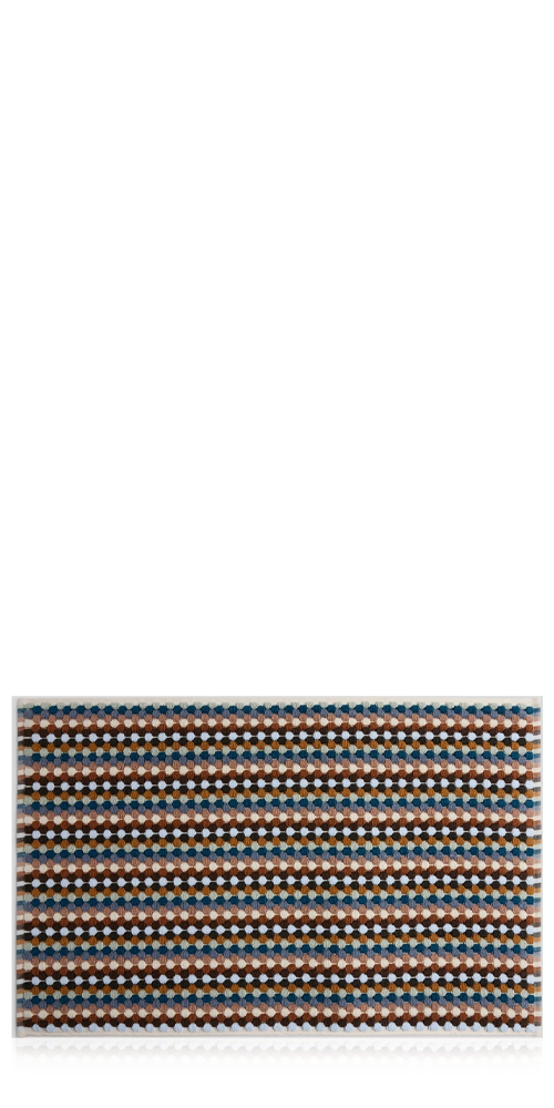 Organic Mosaic Tub Mat Multi