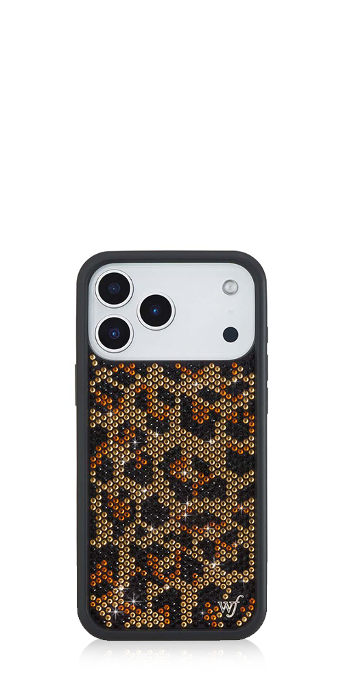 Rhinestone Meow iPhone Case