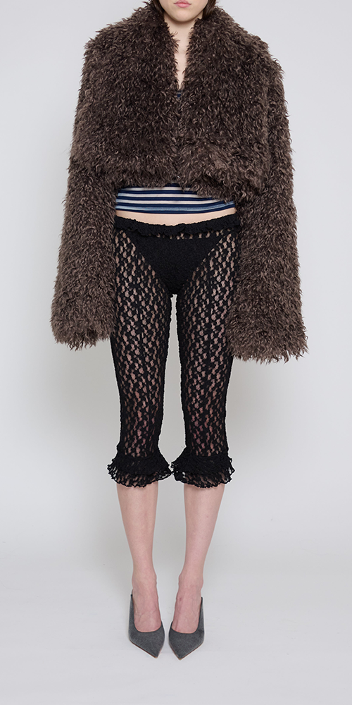 Cropped Jacket Espresso