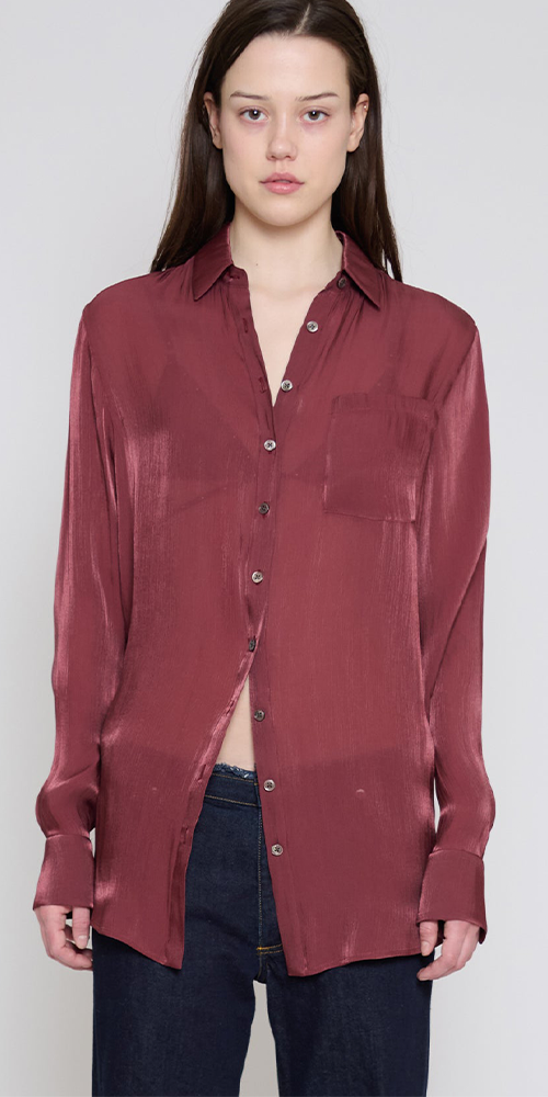 Relaxed Button Down Wine