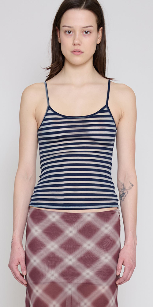 Stripe Tank Top Navy