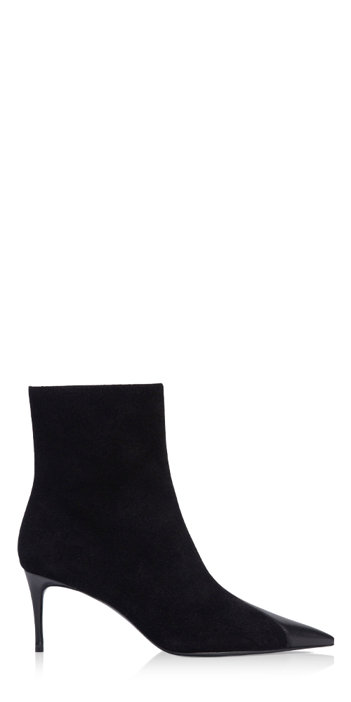 Oblika 70MM Suede Boot Black