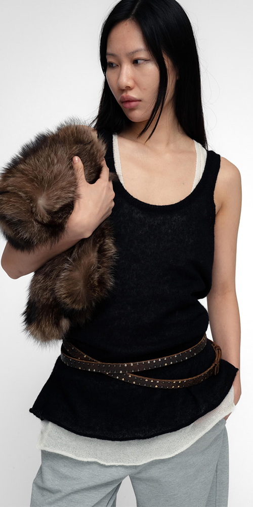 Lira Tank Top Black