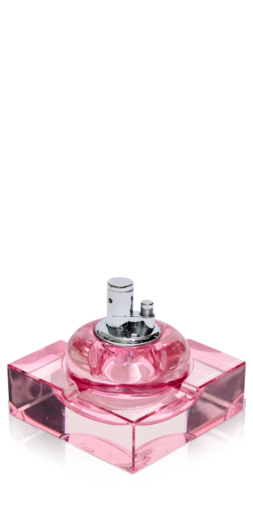 Glass Tabletop Lighter Blush Pink