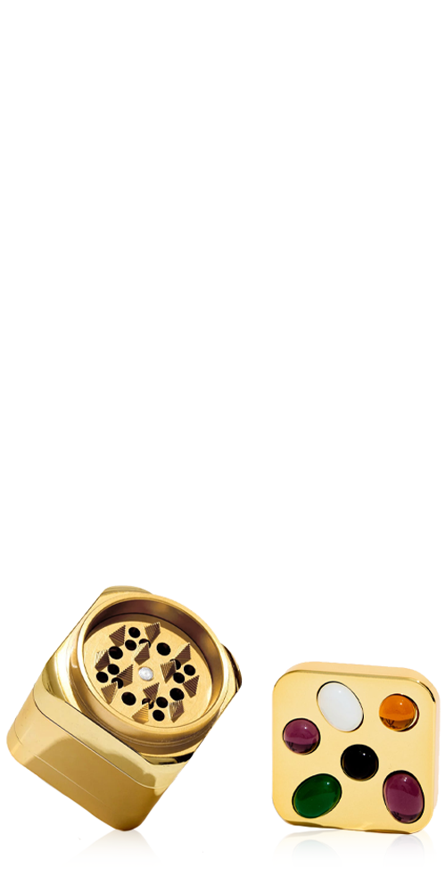 Gemstoned Grinder Gold