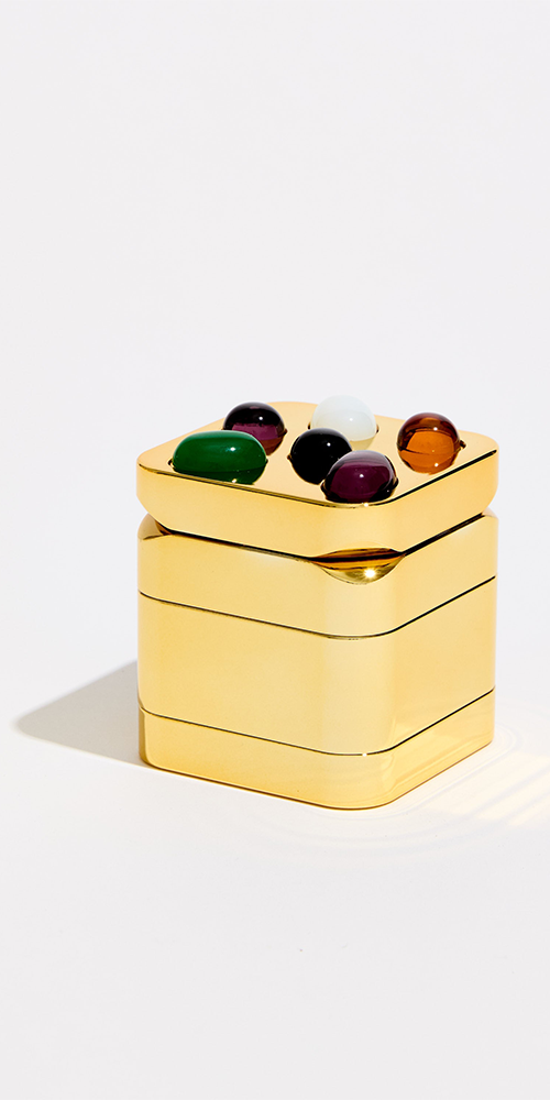 Gemstoned Grinder Gold