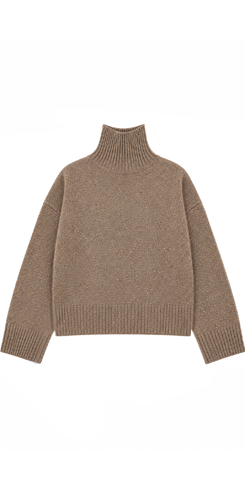 Maja Turtleneck Cashmere Sweater