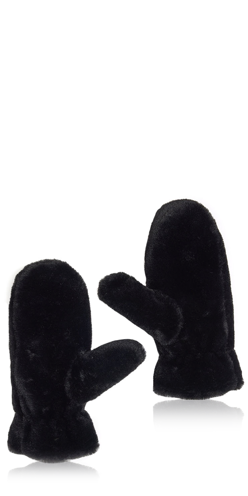 Faux Fur Mittens