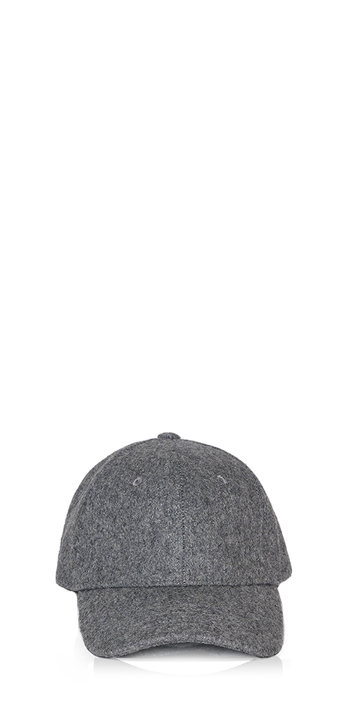Solid Shetland Baseball Cap Heather Grey