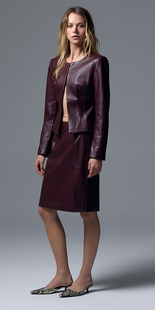 Ezra Jacket Burgundy