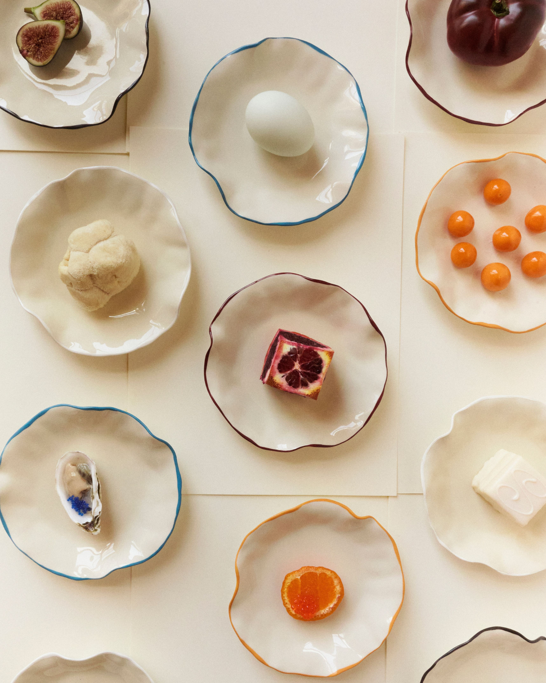 Confete Ribbon Canapé Plates