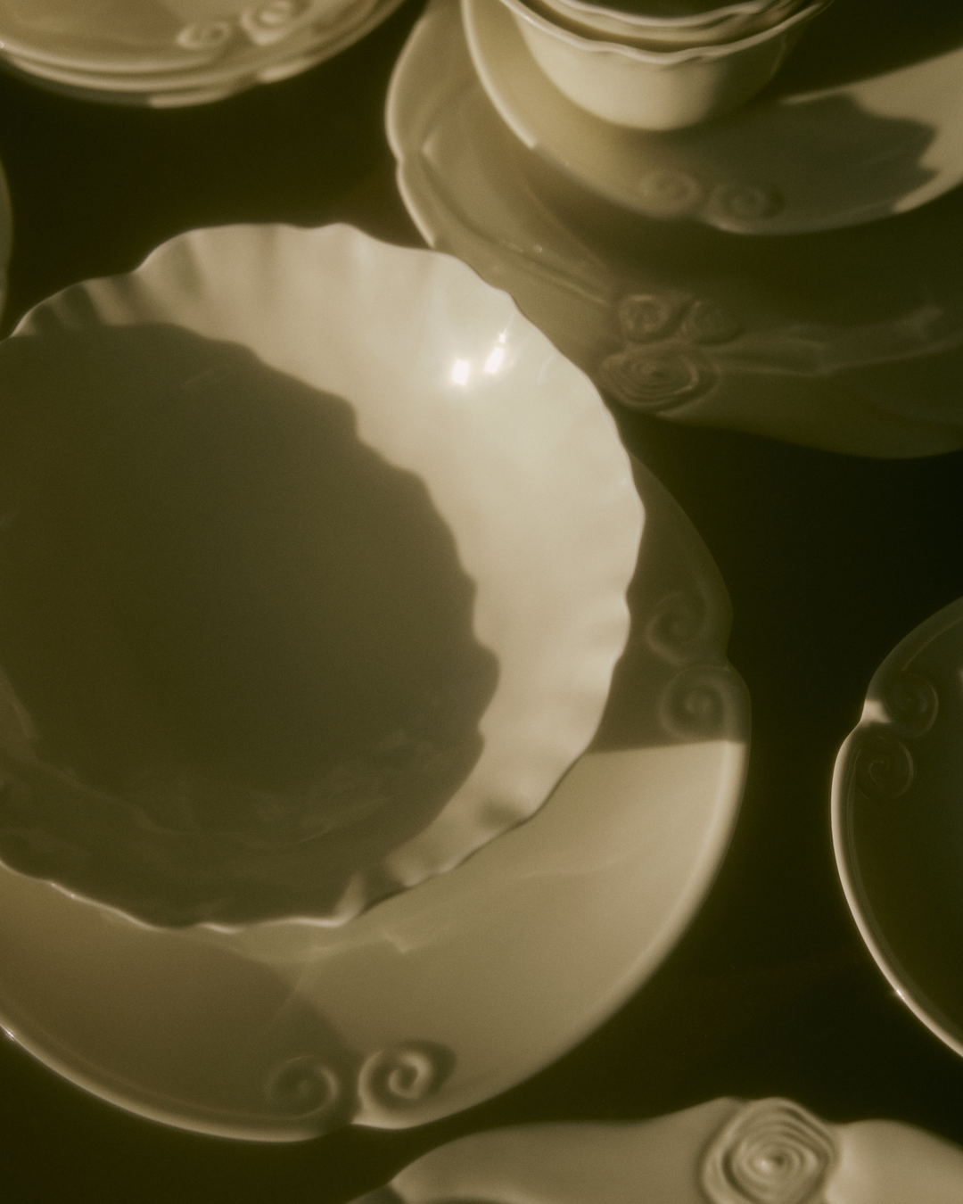 Spiral Salad Plate