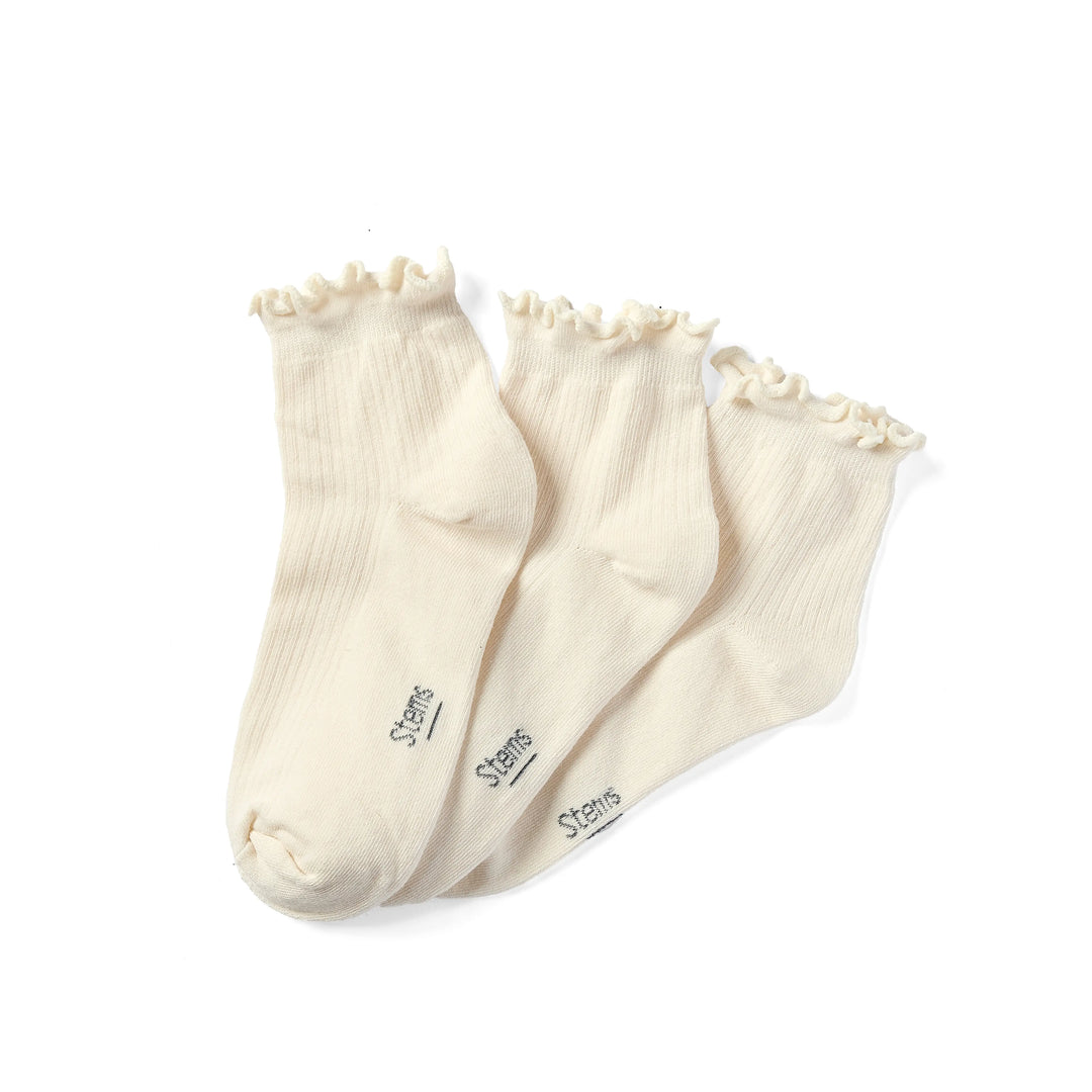 3-Pack Everyday Ruffle Socks
