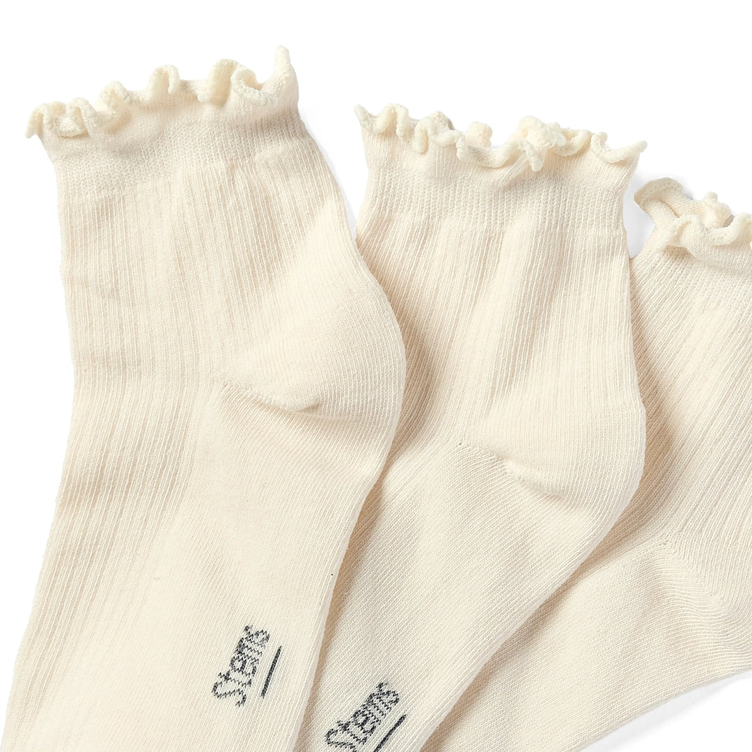 3-Pack Everyday Ruffle Socks