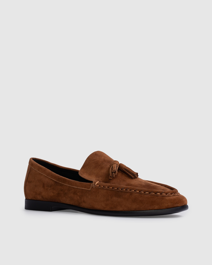 Finn Loafers Tobacco Suede