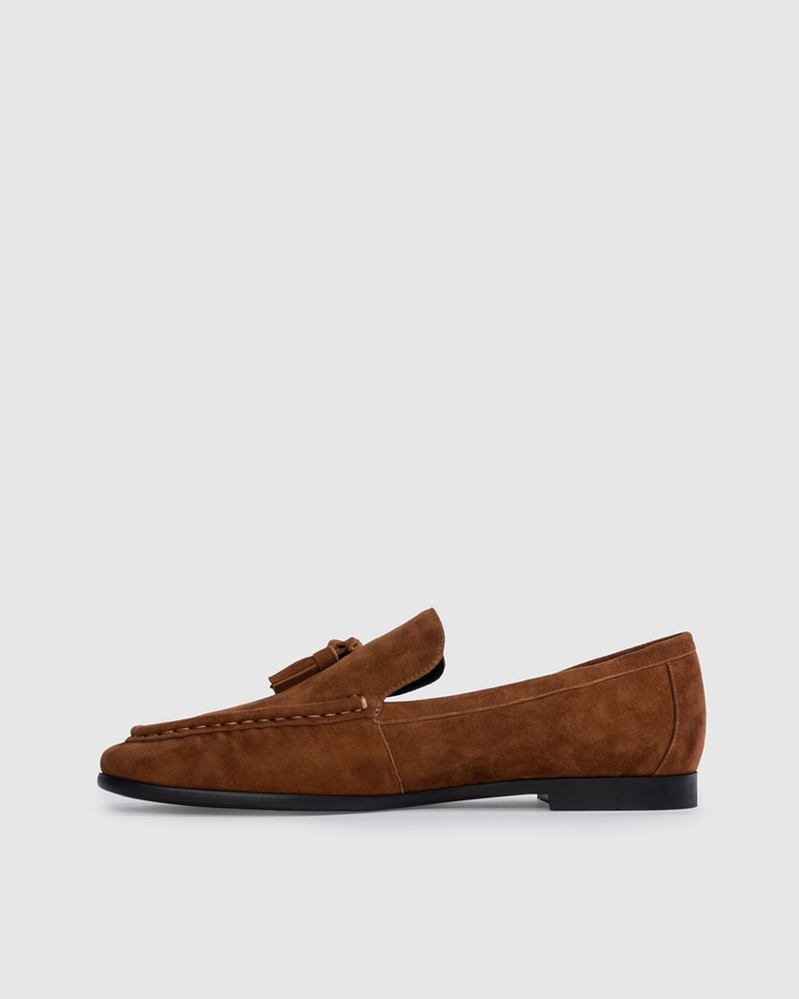 Finn Loafers Tobacco Suede