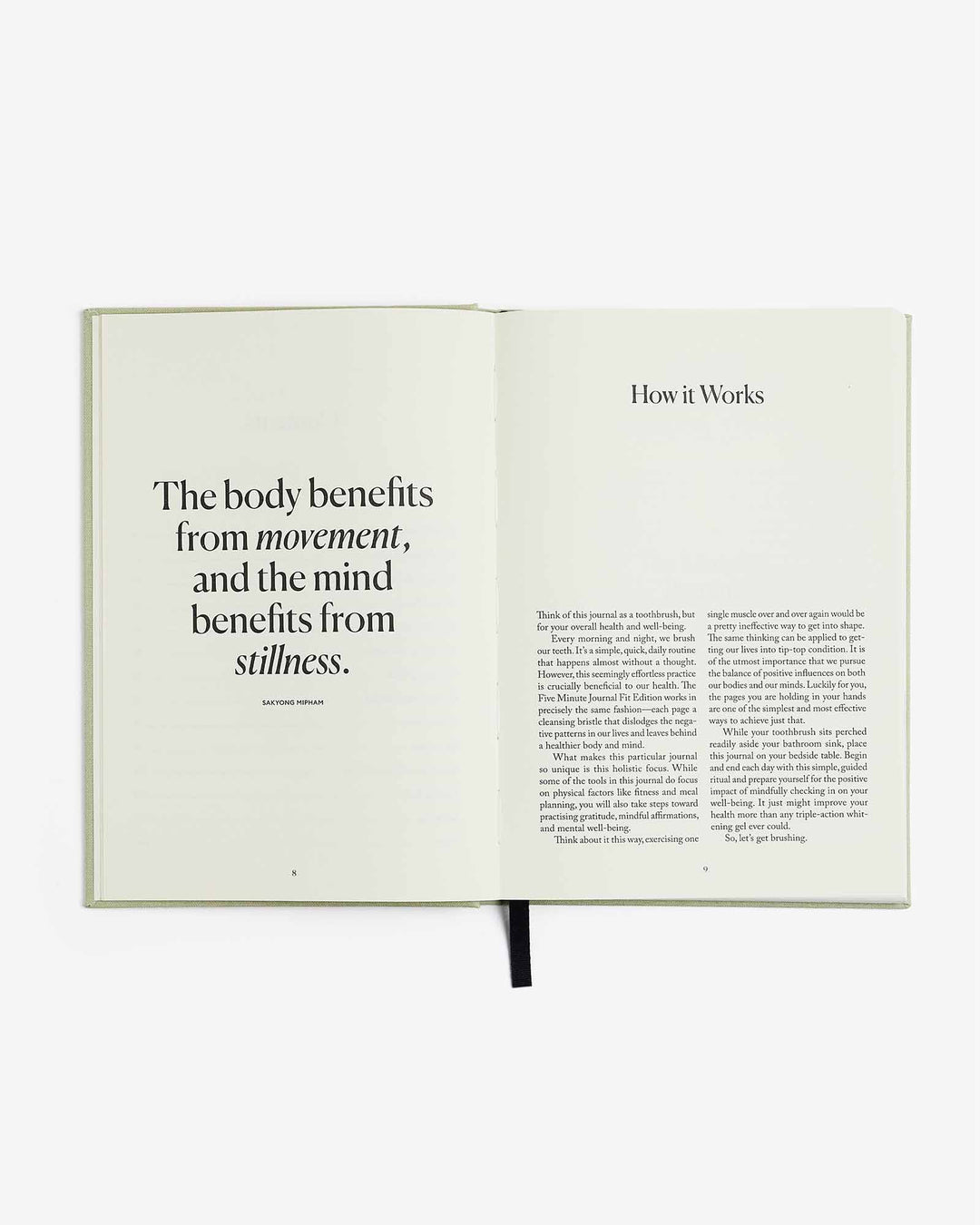 The Five Minute Journal Health &amp; Fitness Edition