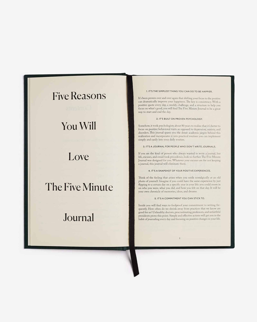 The Five Minute Journal - Earth Green