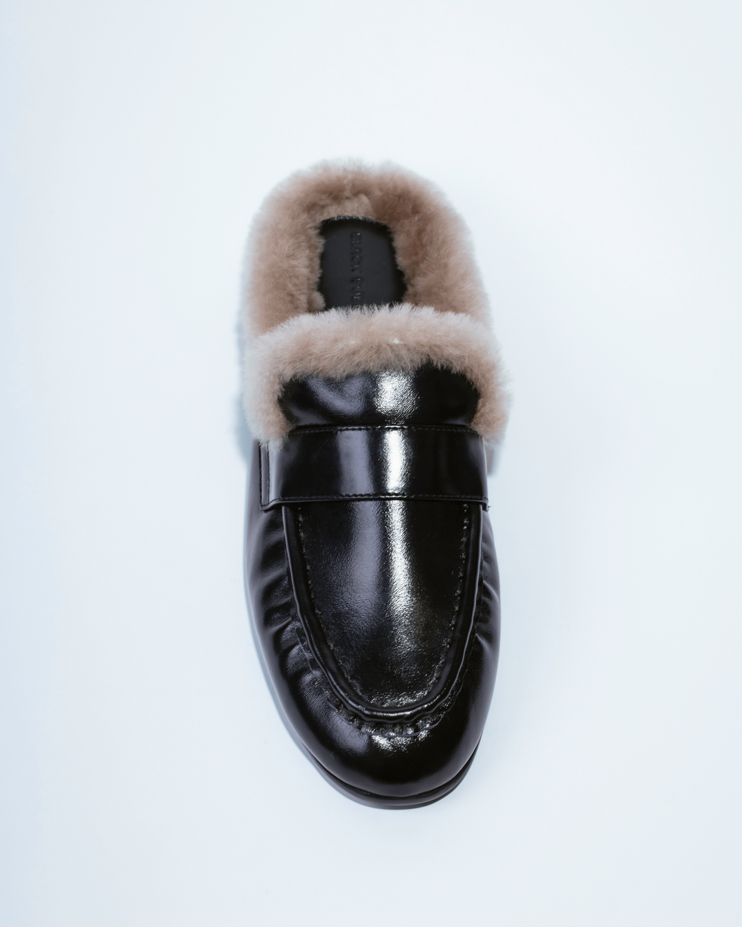 Theo Leather Mules Black