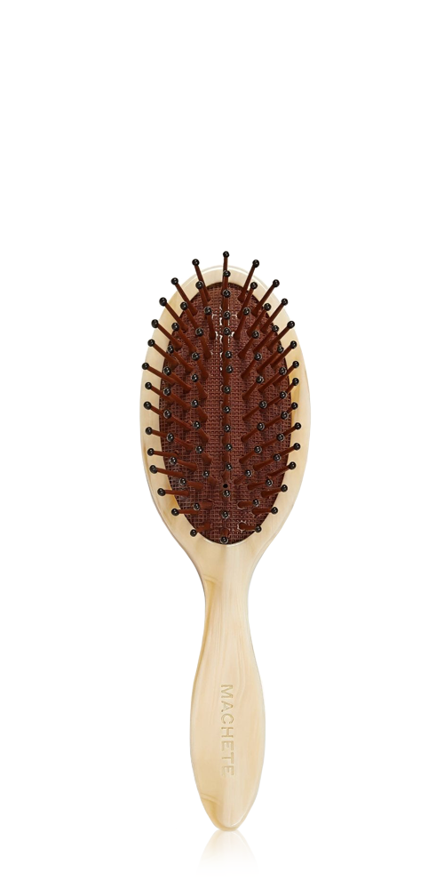 Travel Detangling Hair Brush Alabaster