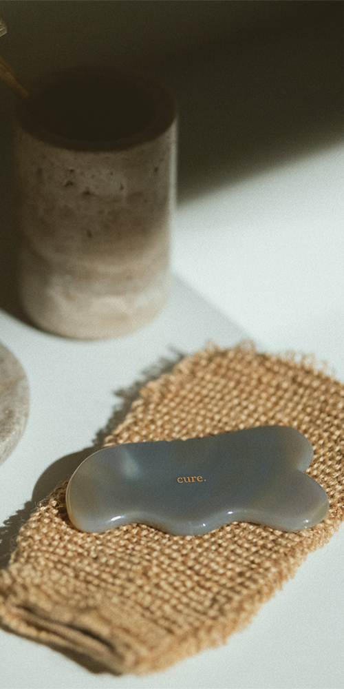 Natural Agate Gua Sha for Body Massage