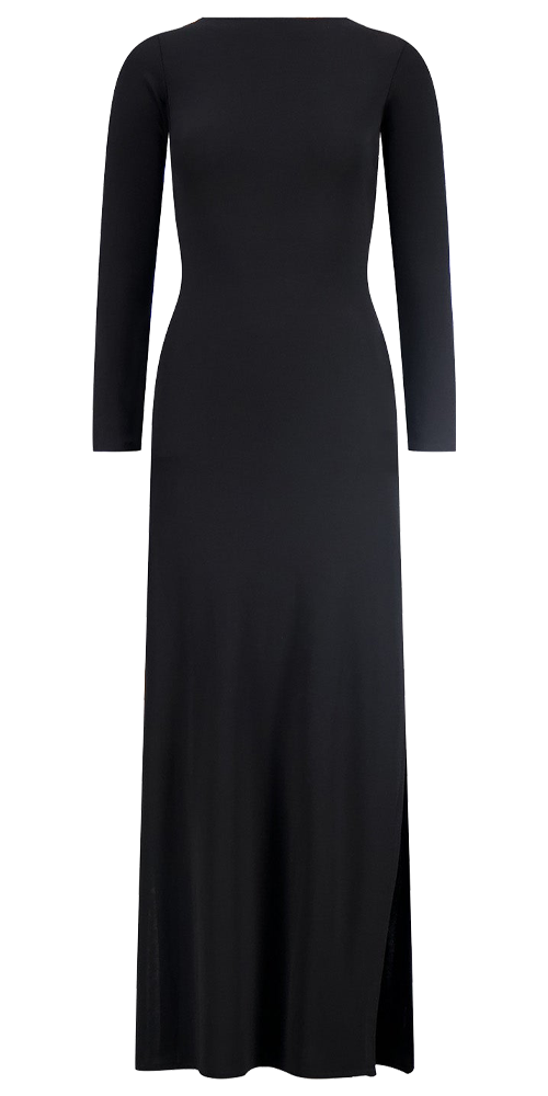 Costa Dress with Cowries in Black