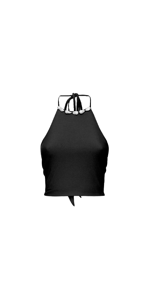 Orchid Top in Black