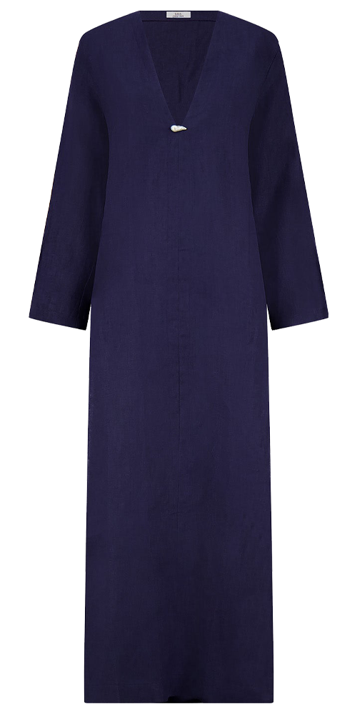 V Kaftan in Navy