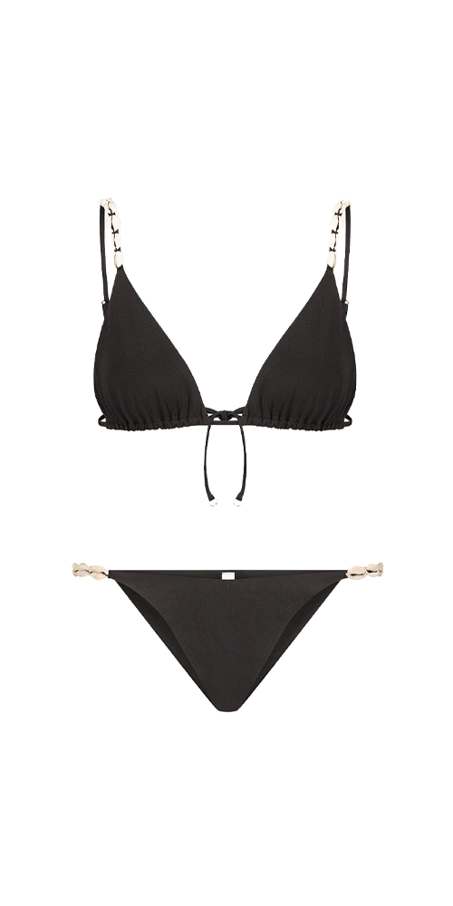 Cowries Bikini in Black