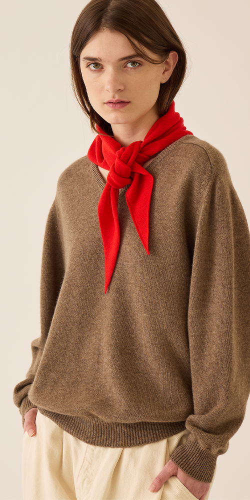 Nessa Small Cashmere Bandana