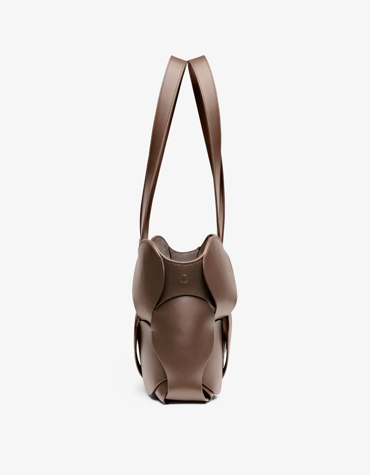Gigi Leather Tote Fawn