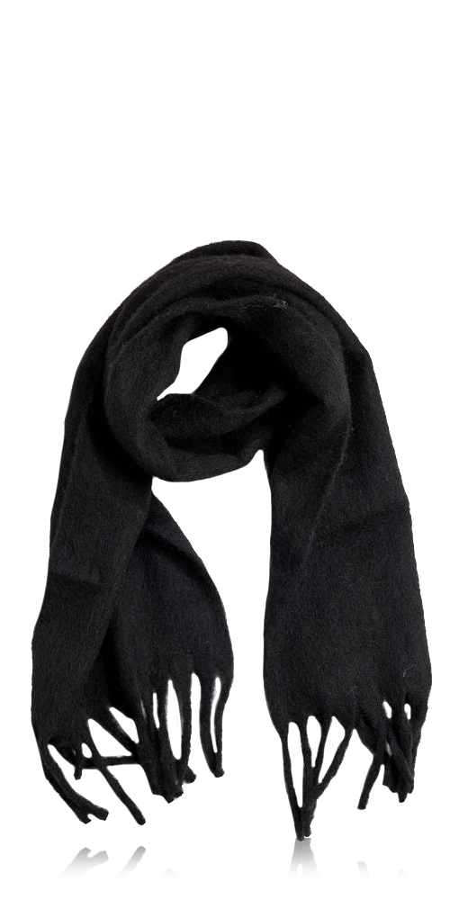 Cozy Solid Fringe Scarf