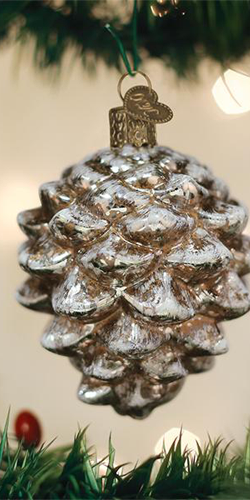 Vintage Pinecone Ornament