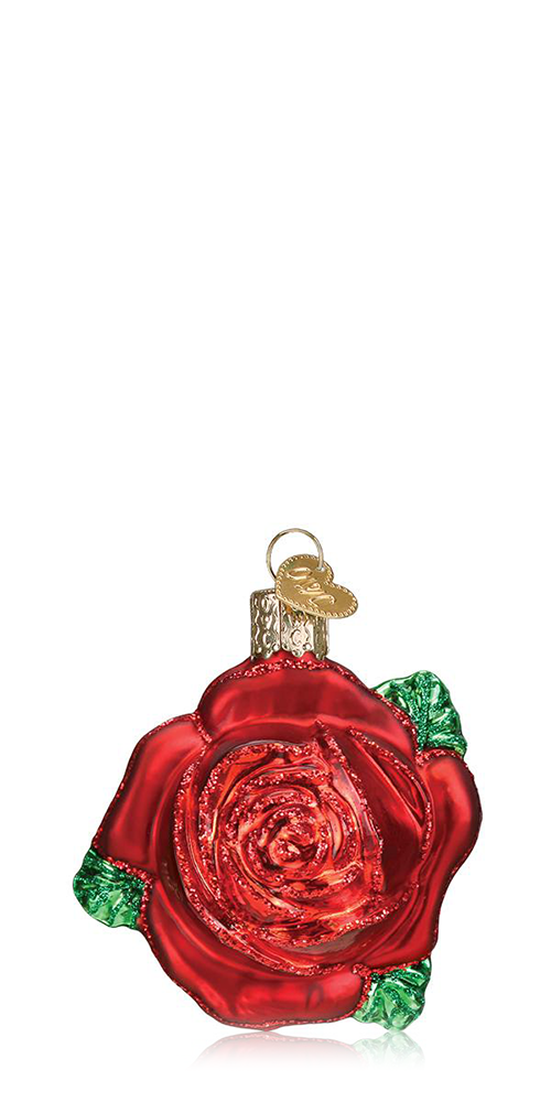 Red Rose Ornament