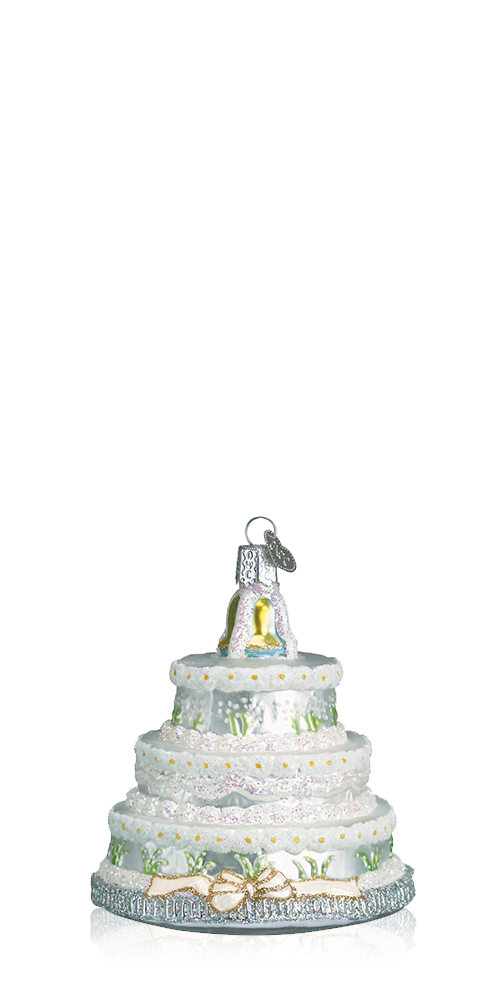 Wedding Cake Christmas Ornament