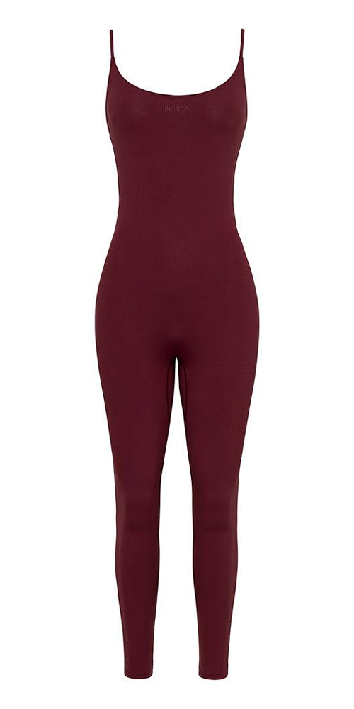Maroon Alina Long Onesie